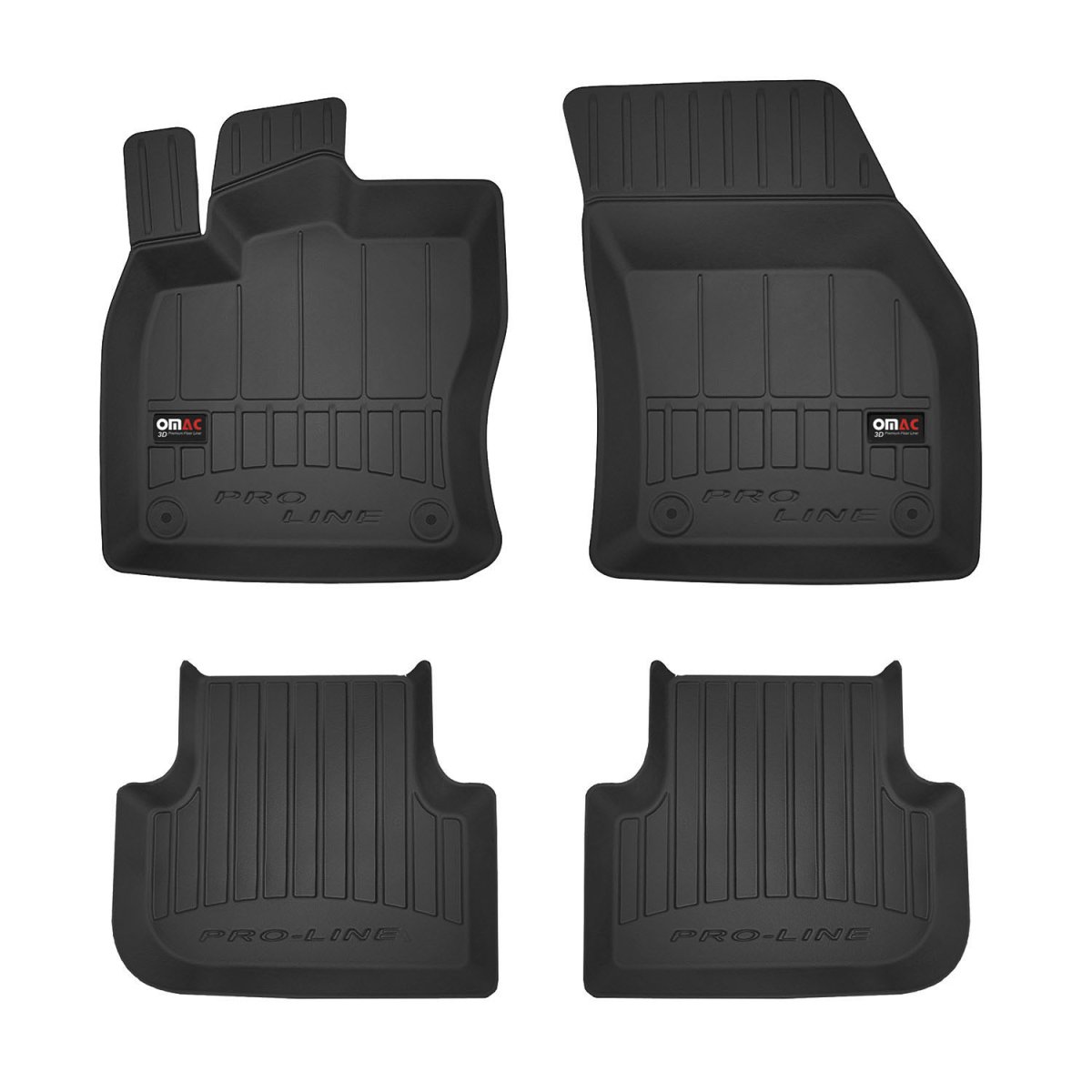 Volkswagen Tiguan Allspace Floor Mat - Omac - Proline Premium TPE - Black - '18-'24